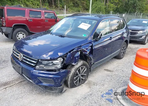 2021 Volkswagen Tiguan 2.0T Se/2.0T Se R-Line Black/2.0T Sel z USA, uszkodzony, nr VIN 3VV2B7AX8MM056411